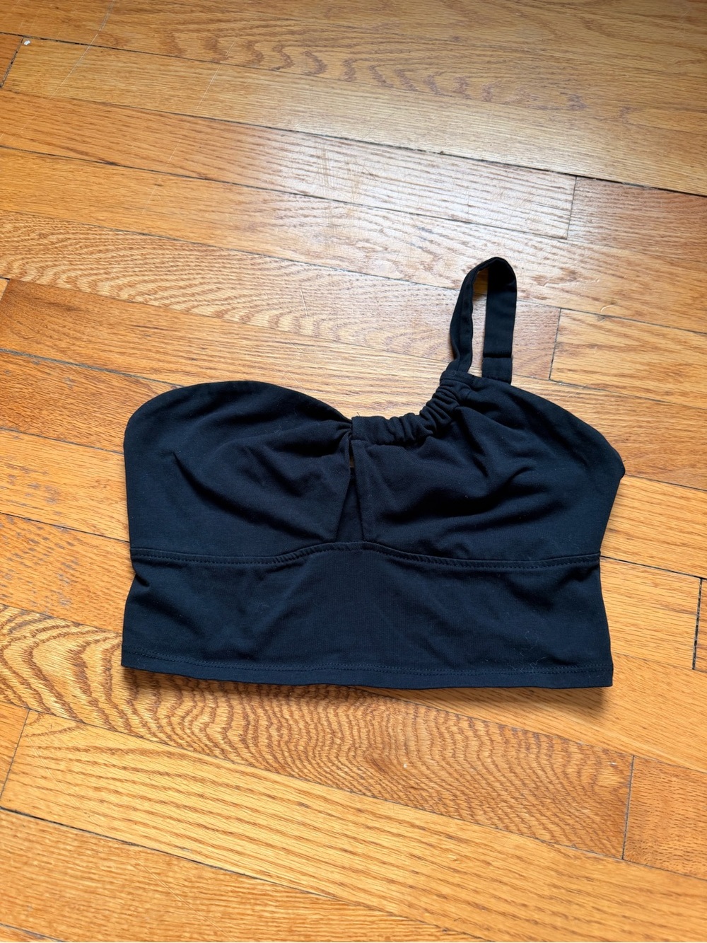 Wild Fable Black Bralette One Shoulder Crop Top